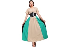 COSDREAMER Renaissance Dresses for Women Medieval Costume Irish Long Over Dress