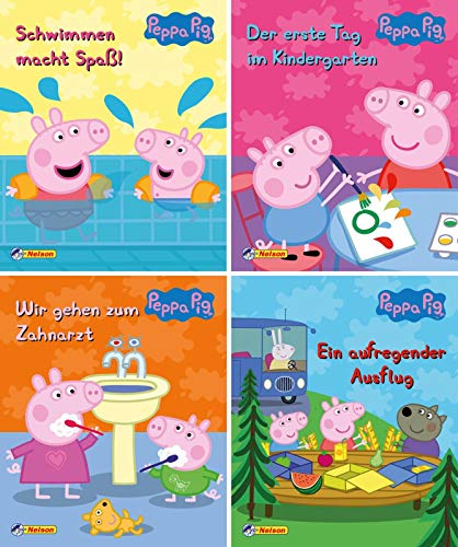 Nelson Mini-Bücher: 4er Peppa 1-4