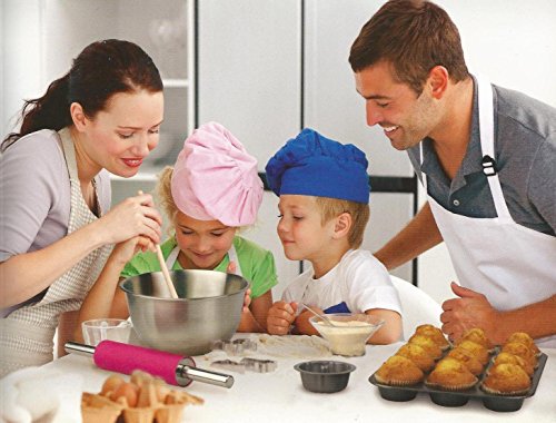 Life Style – Teigroller von Silikon Antihaft und Edelstahl – 40 cm – Rollen Sie Ihren Teig überall Gleich Dick – Violett - 2