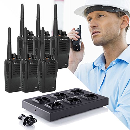 Preisvergleich Produktbild 6er Set Midland G15 Funkgeräte + Mehrfachladegerät
