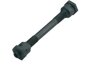 ONOGAL ASSE Anteriore Perforato di 9 mm x 108 mm Mozzo Ruota di Bicicletta Acciaio 6004d