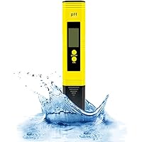 PH Messgerät,Digital PH Wert Messgerät mit LCD Anzeige und Hoher Genauigkeit Wasserqualität Tester 4 in 1 Set,Digital PH…