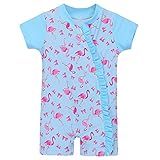bañador bebe niña proteccion solar Ajuste cómodo: la tela se estira para que los niños puedan disfrutar de su baño sin sentirse restringidos.