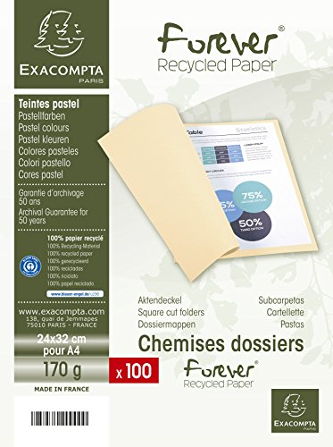 Exacompta 420006E - Lote de 100 Subcarpetas Forever 180 Color Azul Claro reviews Exacompta 420006E - Lote de 100 Subcarpetas Forever 180 Color Azul Claro