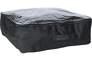 Harry's Horse Sac de couverture noir taille M pour chevaux, Couvre-chef en polyester et PVC, M : 53 x 45,5 x 15 cm