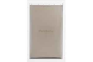 STAYWELL PetSafe Aluminium Pet Door - Durable Frame, Weather-Resistant Seal, Easy DIY Installation - Extra Large