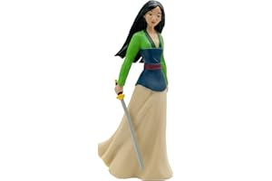 Bullyland Bullyworld- Bullyland 11356-Figurine de Jeu Walt Disney Mulan, env. 10 cm, très détaillée, comme Petit Cadeau pour Les Enfants à partir de 3 Ans, 11356, Multicolore