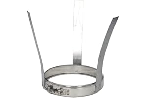 SGM CLIMA SRLS AIR EVOLUTION Collier de centrage en acier inoxydable pour conduit de cheminée (DN 180)