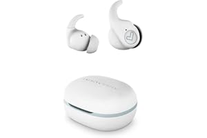 Energy Sistem High Jump Auriculares Deportivos (Bluetooth® 5.3, True Wireless Stereo, Secure fit+, IPX5, ESmart Connect App) Blanco