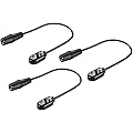 3 pièces Convertisseur de Clip Batterie 9V Connecteur Snap Prise Femelle 2 1mm 5 5mm pour Alimentation Pédale d Effet Guitare Câble One Spot