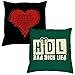Produktbild Ich liebe Dich & HDL Hab Dich lieb-:- Wunderschöne Liebes Kissen zum Valentinstag -:- Dekokissen im 2er Set -:- 40x40cm -:- komplett mit Füllung SD-KS-64