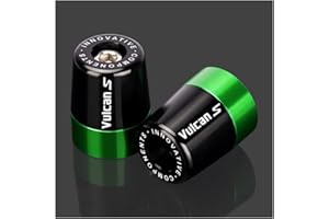 Velospeed Handlebar Grip End For Kawasaki Vulcan S650 VN650 EN650 2015-2023 Vulcans 900 Motorcycle CNC Aluminum Handlebar Bar Ends Plug Balance Pad vulcans Accessories