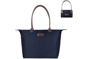 NOTAG Nylonowa torba na zakupy, wodoszczelna damska torebka podróżna, torba na ramię na plażę, niebieski, jeden rozmiar