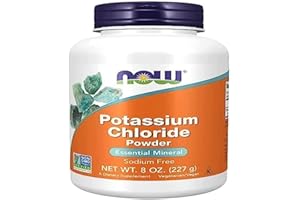 NOWFOODS. Now Foods, Potassium Chloride Powder (Kaliumchlorid Pulver), 227g, Vegetarisch, Kalium