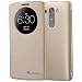 Produktbild GreatShield gs03669 5.5 "Folio GOLD Schutzhülle für Handy – Hülle für Mobiltelefone (Folio, LG, LG G3, 14 cm (5.5), Gold)