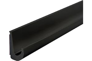 Inscrip Canalones de lluvia con cremallera J Shape RV, canalones de lluvia, canalones de lluvia de techo en forma de J, autoadhesivos, PVC en forma de J, para vehículos, camiones, caravanas, barcos,