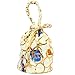 Bagaholics Ethnic Clutch Silk Potli Batwa Pouch Bag with Metal Beadwork (Multi-Coloured) RS.125.00