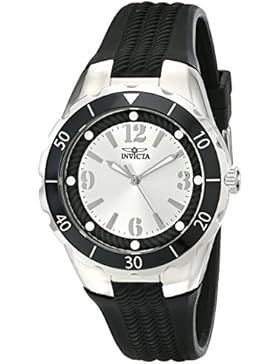 INVICTA ANGEL DAMEN-ARMBANDUHR ARMBAND KUNSTSTOFF SCHWARZ QUARZ ANALOG 17482