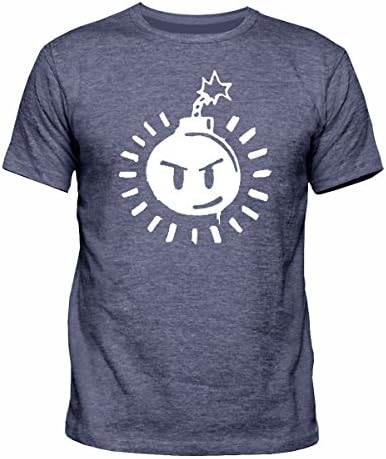 Mens Sexbobomb scott pilgrim bomb image T-shirt Choose Colour NEW* S-XXL (XX-Large, Heather Navy)