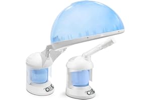 Hooded Hair Steamer And Facial Steamer 2 In 1 Function Personal Care O3 Ozone Aroma Hand Face Steam Hair Steam Beauty Machine Elitzia ETKD2328A