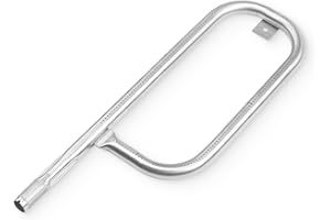 BBQ-Yummy 43.2cm Edelstahl Brenner für Weber Q100 Q120 Q1000 Q1200 Gasgrill, 60040 Brenner für Weber Q100,Brenner Tube Zubehör für Weber Q120