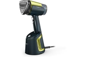 Rowenta AeroSteam, Ferro da Stiro Verticale combina Vapore e Aspirazione, Stiratura Rapida, Efficace e Senza Fatica con Tecnologia OptiFlow ad Elevata Efficienza Energetica, DR9810