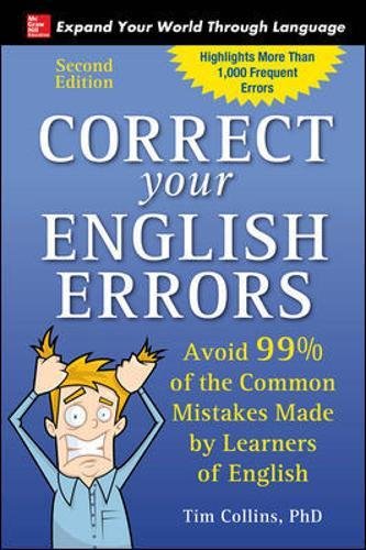 Portada de Correct Your English Errors, Second Edition