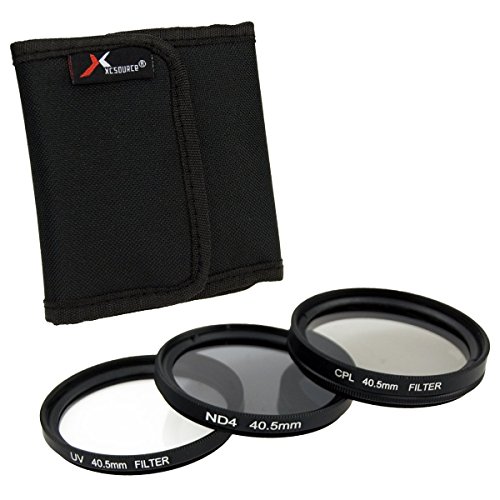 XCSOURCE   40 5mm UV   CPL   Filtre ND4 Set   chiffon pour Nikon 1 J1 V1 V2 appareil photo reflex num  rique SANYO HD2000 HD1000 HD1010 Sony NEX 6 5TL Samsung 20-50mm NX1100 NX2000 NX300 Sony NEX-6 NEX-5T NEX-5R avec SELP 16-50mm   Toute cam  ra avec 40 5mm de filetage  Assurez-vous que le diam  tre de l objectif de votre appareil photo est 40 5mm  lf280