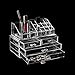 Apgstore Cosmetic Organizer Clear Acrylic Makeup Drawers Holder Case Box Jewelry Storage
