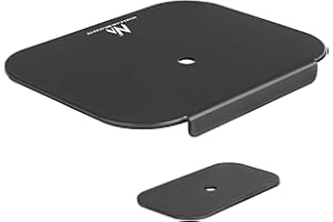 ‎MACLEAN Maclean MC-929 Profesjonalny Zestaw Montażowy Uchwytu na Monitor, Zestaw Montażowy z Podkładką Antypoślizgową 11 mm Średnica, 190x153,5x15 mm, Wzmocnienie Blatu Stołu do Montażu Monitora