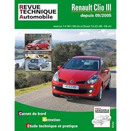 RTA – CIP B702.6 – Renault Clio III, phase 1 de 09/05 a 03/08