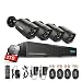 Produktbild 4.0MP Überwachungskamera System H.View 4x4.0MP Außen Überwachungskamera und 4CH 5 in 1 AHD CCTV DVR/Recorder mit 2TB Festplatte Haus HD System Indoor/Outdoor Metallschale Wasserdicht IR Nachtsicht 35M