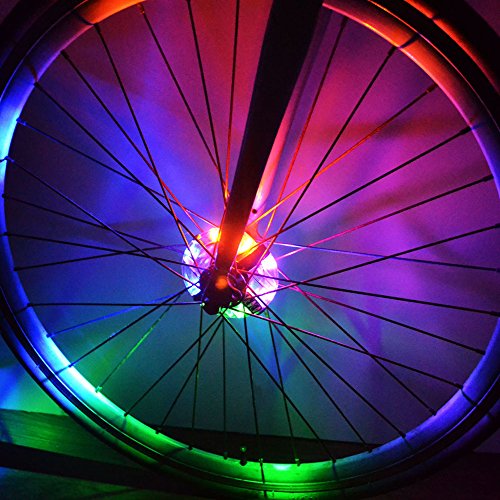8-fach LED Nabenlicht / Speichenlicht mit 3 Leuchtmodi - 3