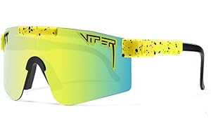 FouncY Occhiali Da Sole Polarizzati Sportivi P-V Da Uomo Montatura Da Ciclismo Occhiali Da Sole Sportivi UV400 Protezione Occhiali Da Sole Da Bici