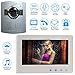 Produktbild WWAVE 7-Zoll-Wired Farbe Video Tür Telefon Tür Bell Intercom Kit mit IR Night Vision Outdoor-Monitoring für Wohnung