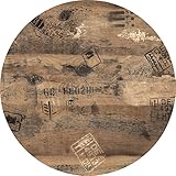 fugenlos und pflegeleicht Werzalit / hochwertige Tischplatte / Ex works / runde Form 80 cm / Bistrotisch / Bistrotische / Gartentisch / Gastronomie