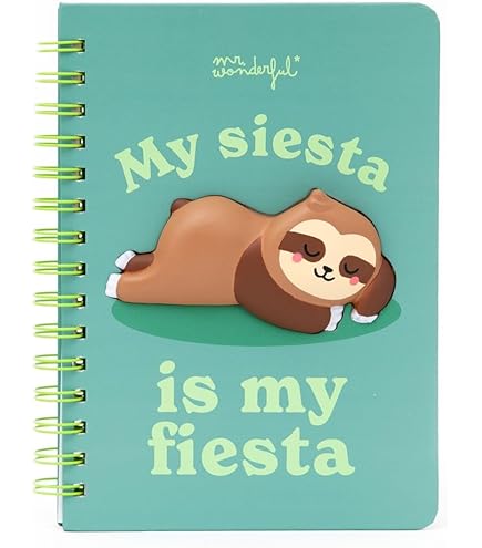 Mr. Wonderful - Libreta A5 3D squishy capibara - Life is cool