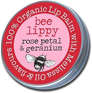 Beefayre Rose Petal and Geranium Lip Balm 10g