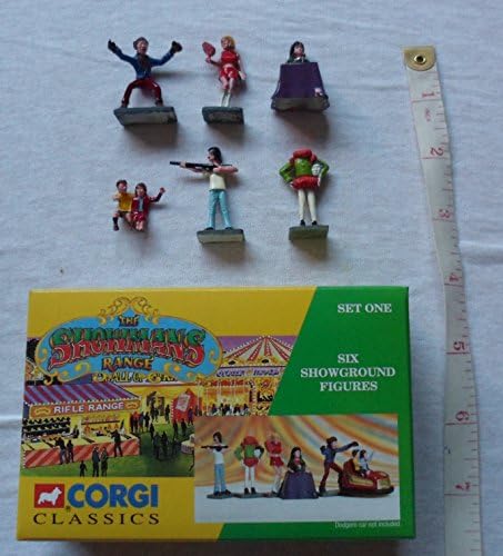 Corgi Classics - The Showmans Range - 6 Figure Set (Dodgem not included) - 1/50 Scale - Made in 1996 (Colours may vary)