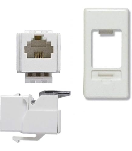 Schneider Electric Lisse – Presa Telefonica RJ11 Bianco Opaco, Bordo Quadro, Confezione Da 10