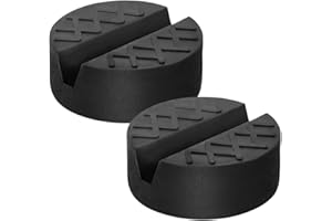 ‎URAQT URAQT Wagenheber Gummiauflage,2 Stück Universelle Gummiauflage für Fahrzeugheber, Hebebühnen, Pad Adapter, Rangierwagenheber, Unterstellbock, Gummiklotz, Gummiblock