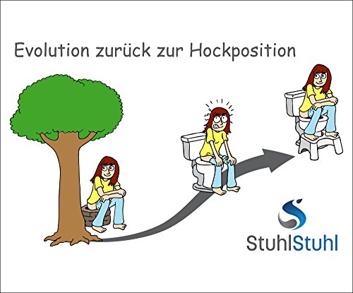 Anatomisch optimierter Toilettenhocker von StuhlStuhl – Bonus: Ebook „Wie Sie Ihre Darmgesundheit verbessern“ - 7