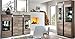 Produktbild 2er Set Vitrinen Spot Vitrinenschrank Anrichte Kommode Wohnzimmer Vitrine San Remo