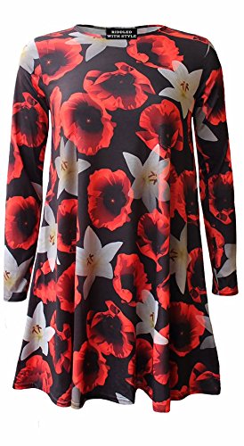Vestido para mujer My Fashion Store Negro Lily Poppy