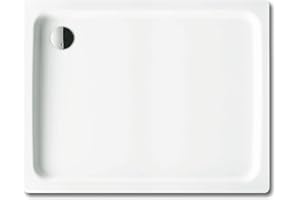 Kaldewei Duschwanne Duschplan inkl. Wannenträger Modell 392-2 100 x 100 x 6,5 cm, Ablaufloch Ø 9,0 cm, alpinweiß