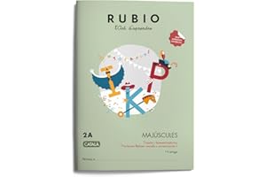 2A Majúscules RUBIO | Català | +4 anys | Primeres lletres: i, o, e, a, u, l, p, m, s, t, n, d, f