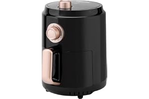 Geepas GAF37516 1000W Air Fryer with LED On-Off Lights and 30 Minutes Timer, 1.8 Liter Capacity, Black