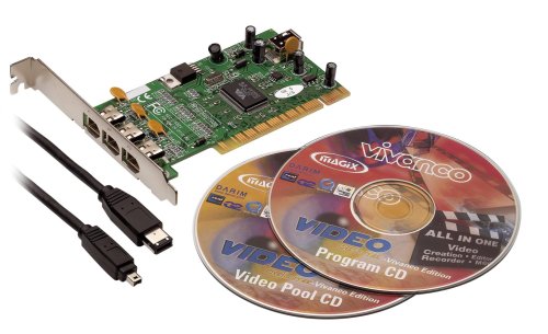 Preisvergleich Produktbild Vivanco DV Kit-N Fire-Wire-Karte mit Video-Bearbeitungssoftware