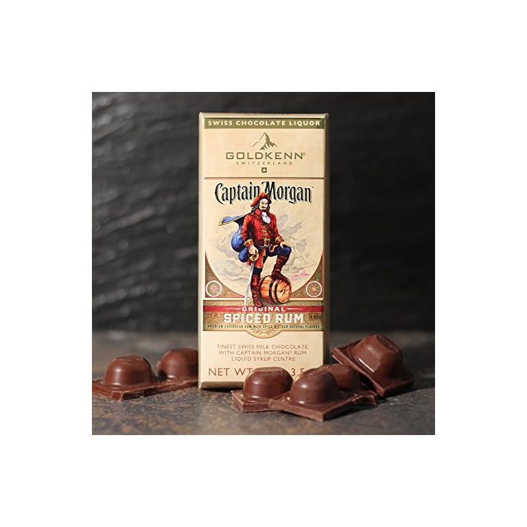 Goldkenn Captain Liqueur Chocolate Bar 100g Fresh Store Shop