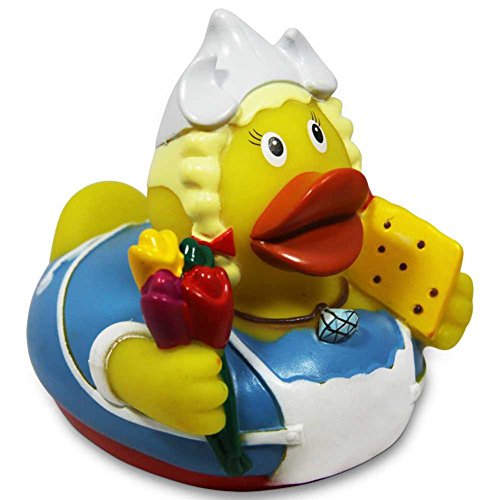 HC-Handel 916648 Vinyl Badeente City Duck Amsterdam 8 cm